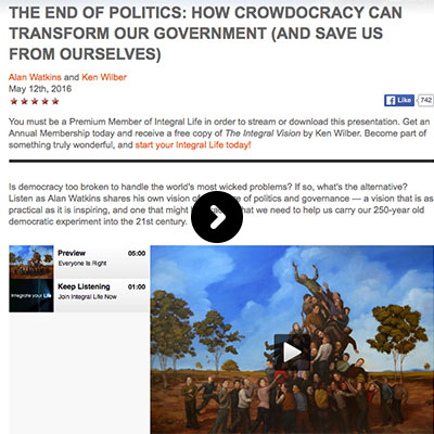 How crowdocracy can transform our government